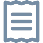 Receipt SVG Icon